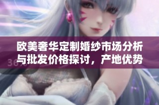 欧美奢华定制婚纱市场分析与批发价格探讨，产地优势及促销策略解读