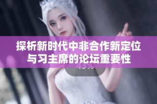 探析新时代中非合作新定位与习主席的论坛重要性