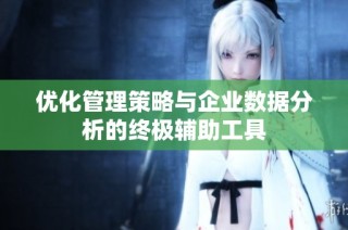 优化管理策略与企业数据分析的终极辅助工具
