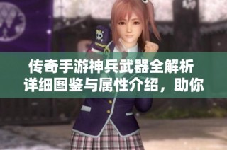 传奇手游神兵武器全解析 详细图鉴与属性介绍，助你选择最佳武器