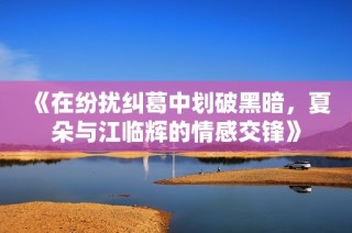 《在纷扰纠葛中划破黑暗，夏朵与江临辉的情感交锋》