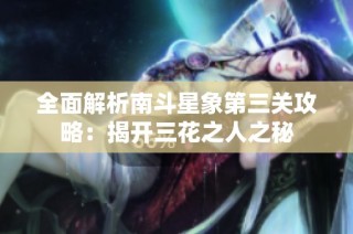 全面解析南斗星象第三关攻略：揭开三花之人之秘