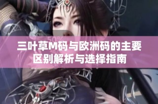 三叶草M码与欧洲码的主要区别解析与选择指南