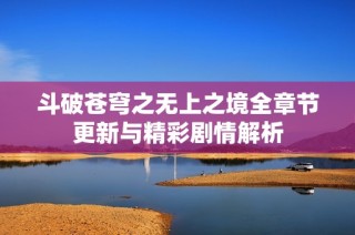 斗破苍穹之无上之境全章节更新与精彩剧情解析