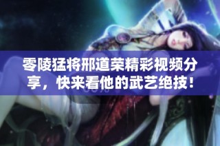 零陵猛将邢道荣精彩视频分享，快来看他的武艺绝技！