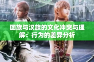 回族与汉族的文化冲突与理解：行为的差异分析