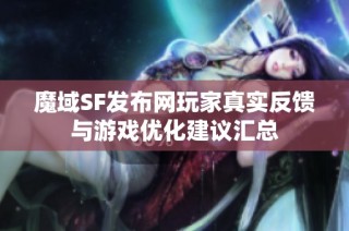 魔域SF发布网玩家真实反馈与游戏优化建议汇总