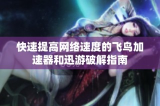 快速提高网络速度的飞鸟加速器和迅游破解指南