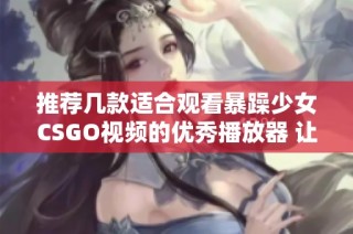 推荐几款适合观看暴躁少女CSGO视频的优秀播放器 让你畅享游戏时刻