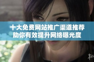 十大免费网站推广渠道推荐助你有效提升网络曝光度