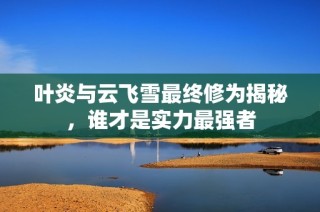 叶炎与云飞雪最终修为揭秘，谁才是实力最强者