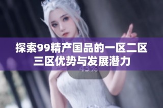 探索99精产国品的一区二区三区优势与发展潜力