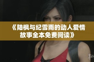 《陆枫与纪雪雨的动人爱情故事全本免费阅读》