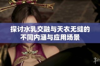 探讨水乳交融与天衣无缝的不同内涵与应用场景