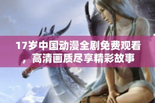 17岁中国动漫全剧免费观看，高清画质尽享精彩故事