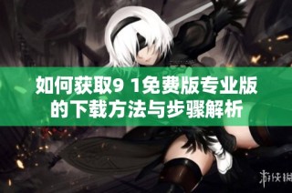如何获取9 1免费版专业版的下载方法与步骤解析
