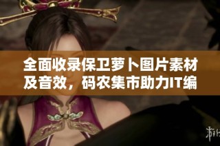 全面收录保卫萝卜图片素材及音效，码农集市助力IT编程学习资源分享