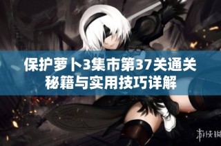 保护萝卜3集市第37关通关秘籍与实用技巧详解