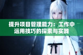 提升项目管理能力：工作中运用技巧的探索与实践