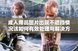 成人用品图片出现不遮挡情况该如何有效处理与解决方法探讨