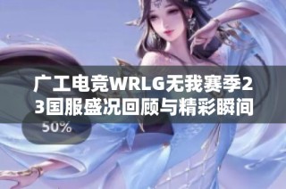 广工电竞WRLG无我赛季23国服盛况回顾与精彩瞬间合集