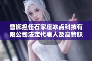 曹娜担任石家庄冰点科技有限公司法定代表人及高管职位解析