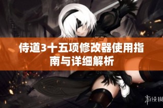 侍道3十五项修改器使用指南与详细解析