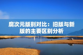 腐次元版别对比：旧版与新版的主要区别分析