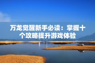 万龙觉醒新手必读：掌握十个攻略提升游戏体验
