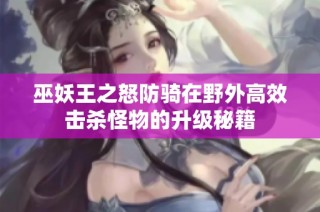 巫妖王之怒防骑在野外高效击杀怪物的升级秘籍