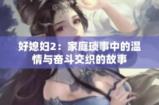 好媳妇2：家庭琐事中的温情与奋斗交织的故事