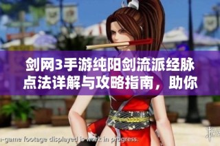 剑网3手游纯阳剑流派经脉点法详解与攻略指南，助你轻松掌握玩法技巧