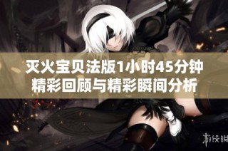 灭火宝贝法版1小时45分钟精彩回顾与精彩瞬间分析