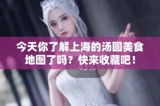 今天你了解上海的汤圆美食地图了吗？快来收藏吧！