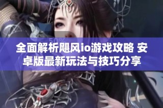 全面解析飓风io游戏攻略 安卓版最新玩法与技巧分享
