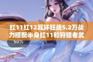 红11红12耳环狂战5.2万战力搭配半身红11和狩猎者武器攻略