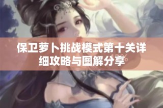 保卫萝卜挑战模式第十关详细攻略与图解分享