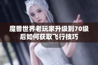 魔兽世界老玩家升级到70级后如何获取飞行技巧