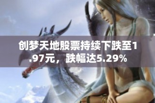 创梦天地股票持续下跌至1.97元，跌幅达5.29%