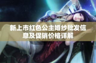 新上市红色公主婚纱批发信息及促销价格详解