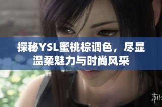 探秘YSL蜜桃棕调色，尽显温柔魅力与时尚风采