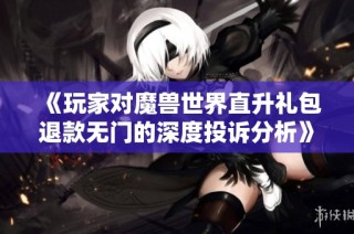 《玩家对魔兽世界直升礼包退款无门的深度投诉分析》