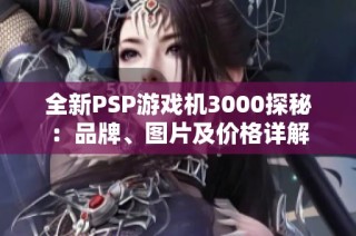 全新PSP游戏机3000探秘：品牌、图片及价格详解