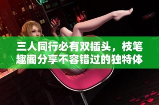 三人同行必有双插头，枝笔趣阁分享不容错过的独特体验