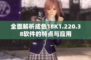 全面解析成色18K1.220.38软件的特点与应用