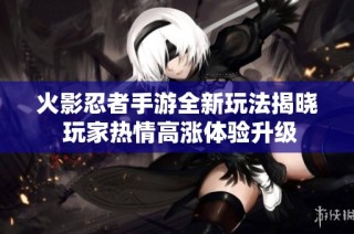 火影忍者手游全新玩法揭晓 玩家热情高涨体验升级