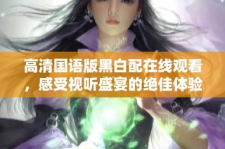 高清国语版黑白配在线观看，感受视听盛宴的绝佳体验