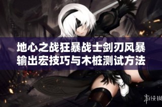 地心之战狂暴战士剑刃风暴输出宏技巧与木桩测试方法