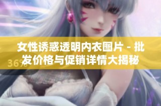 女性诱惑透明内衣图片 - 批发价格与促销详情大揭秘