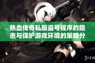热血传奇私服盗号程序的隐患与保护游戏环境的策略分析